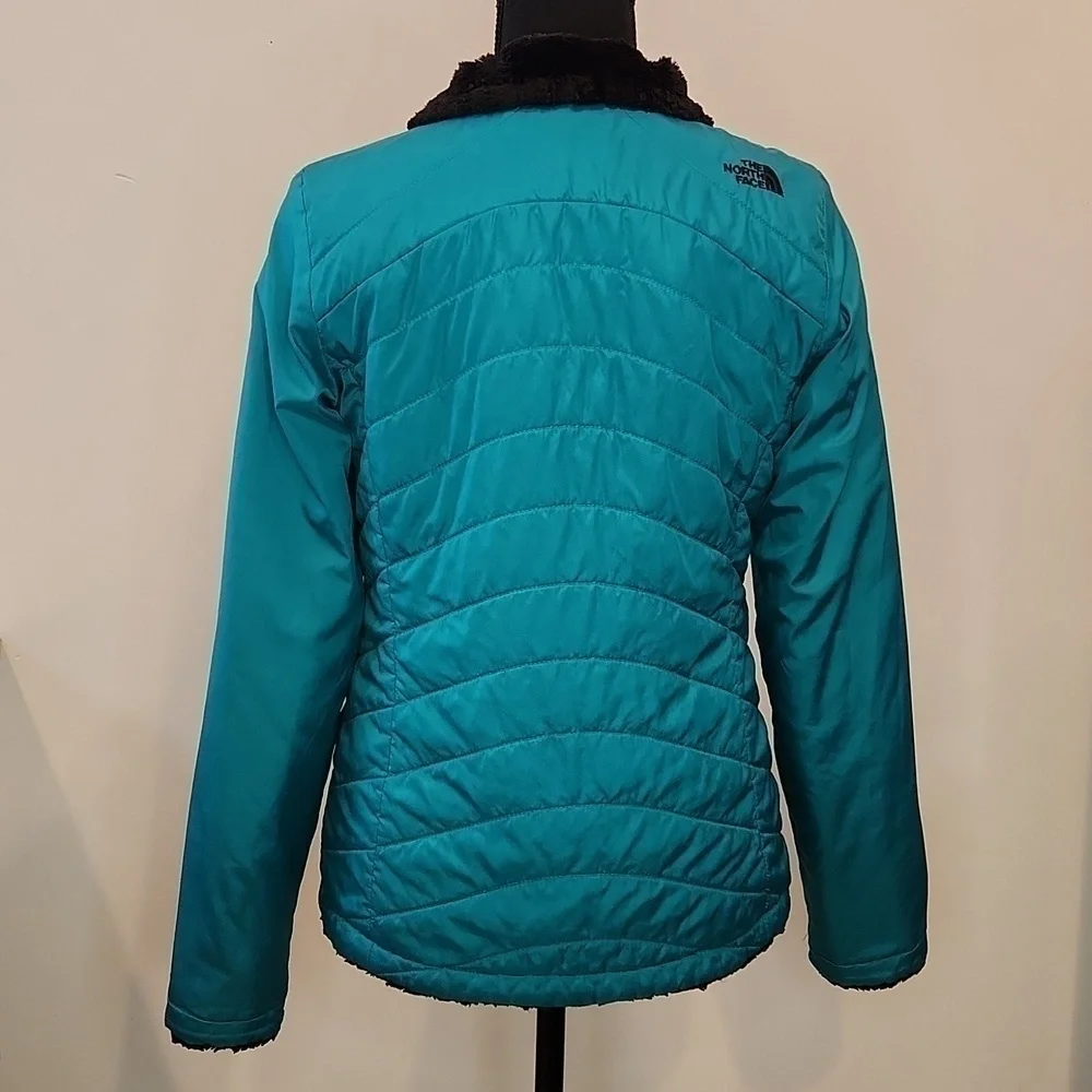 The North Face Mossbud Reversible Quilted Down Jacket Women's Sz S/P NICE!